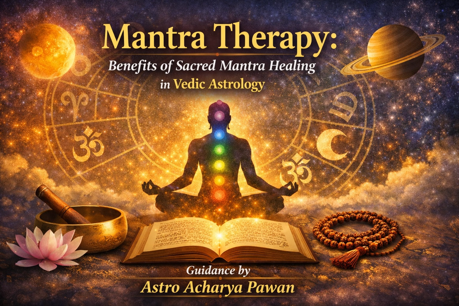 Mantra Therapy: Benefits of Sacred Mantra Healing in Vedic Astrology