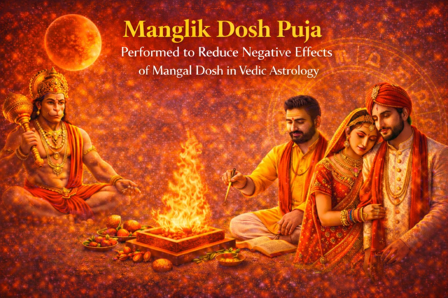 Manglik Dosh Puja in Vedic Astrology
