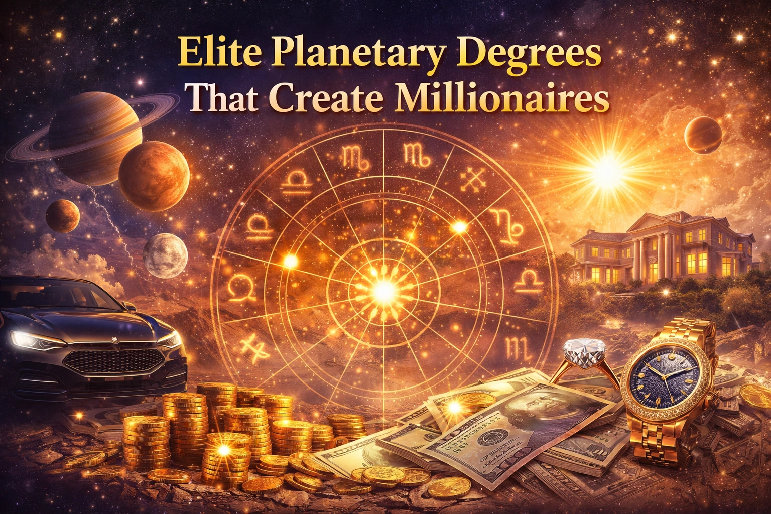 Elite Planetary Degrees That Create Millionaires