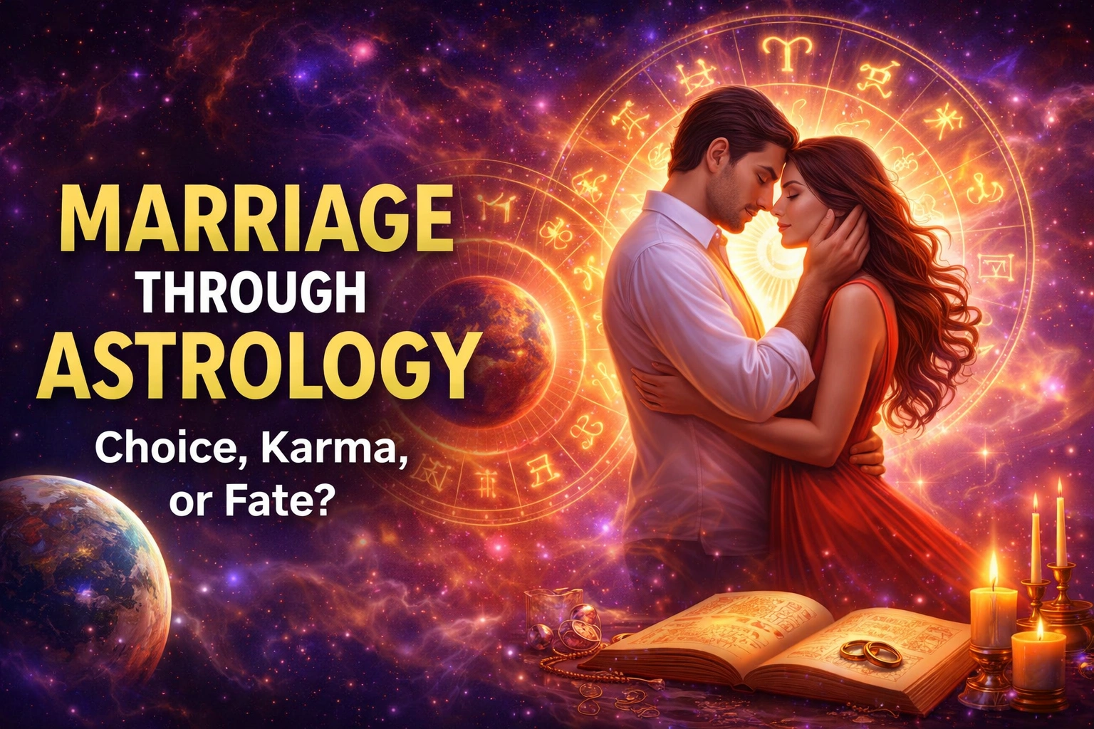 Marriage Through Astrology: Is It Choice, Karma, or Fate?