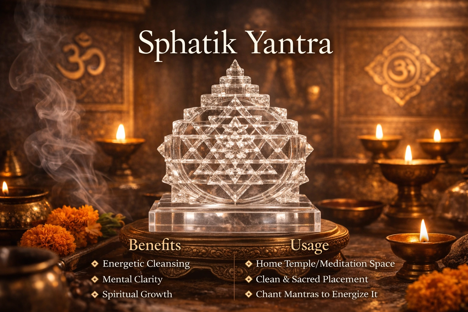 Sphatik Yantra: Power, Benefits, and Vedic Significance